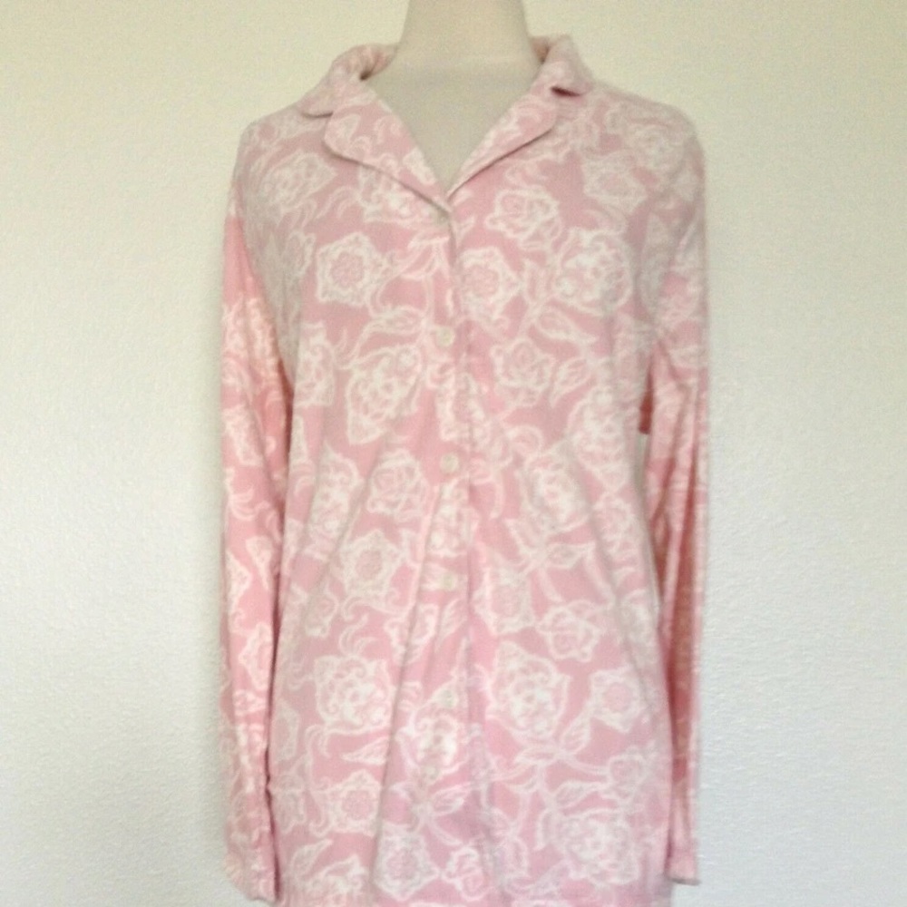 Light pink charter club floral pajama set